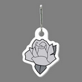 Zippy Clip - Budding Rose Decorated Tag W/ Clip Tab